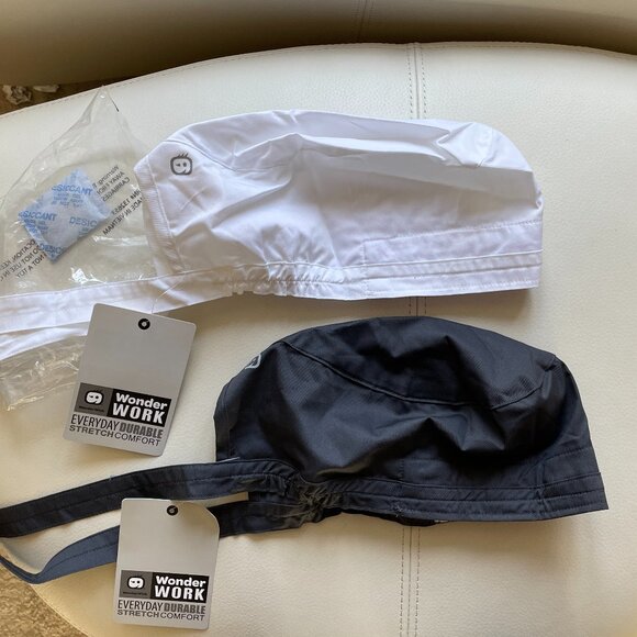 2 WonderWORK Unisex Tie Back Scrub Cap NWT - Picture 6 of 6